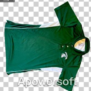Spartans polo tee.